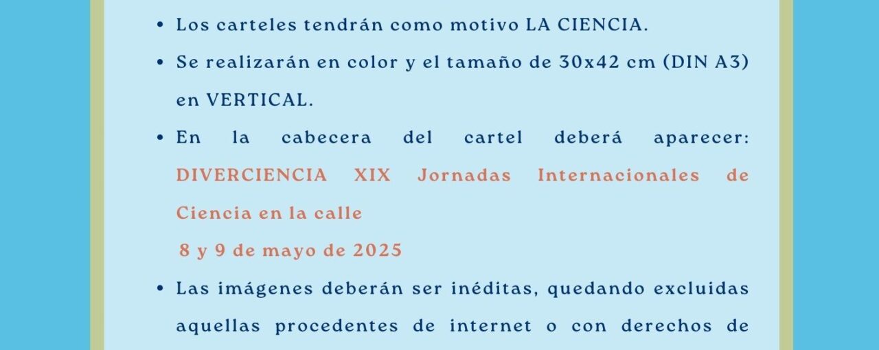 ¡Concurso de Carteles para la XIX Feria Diverciencia!